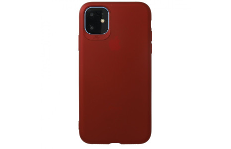 Newface iPhone 11 Kılıf First Silikon - Bordo