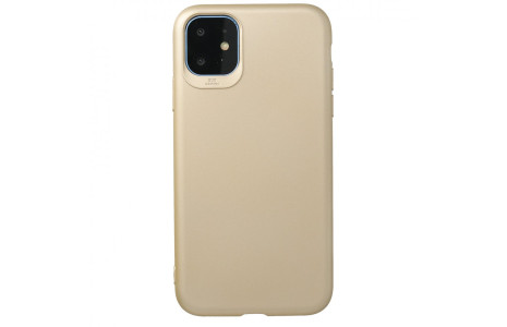 Newface iPhone 11 Kılıf First Silikon - Gold