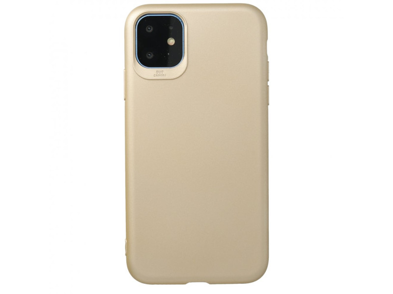 Newface iPhone 11 Kılıf First Silikon - Gold