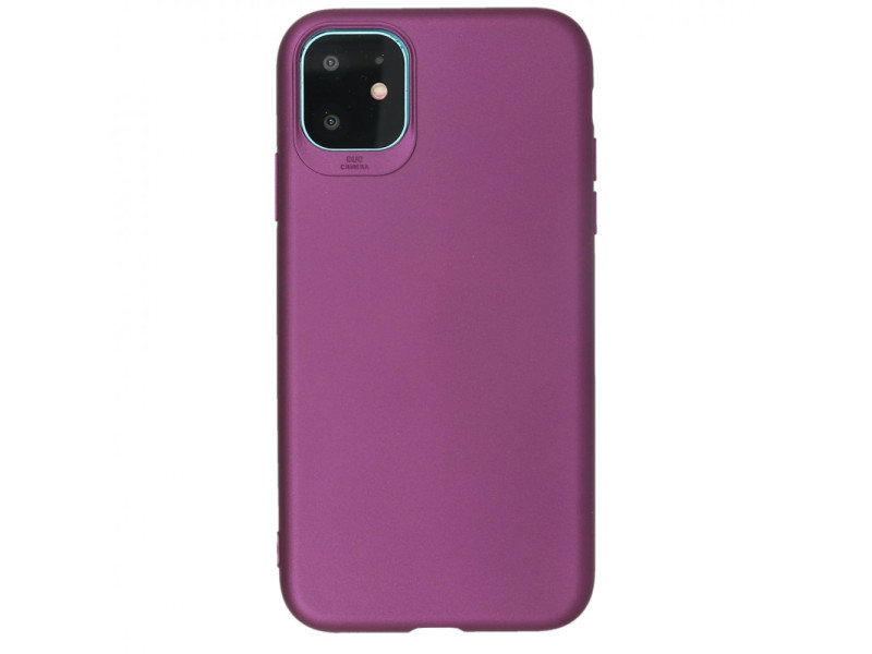 Newface iPhone 11 Kılıf First Silikon - Mürdüm