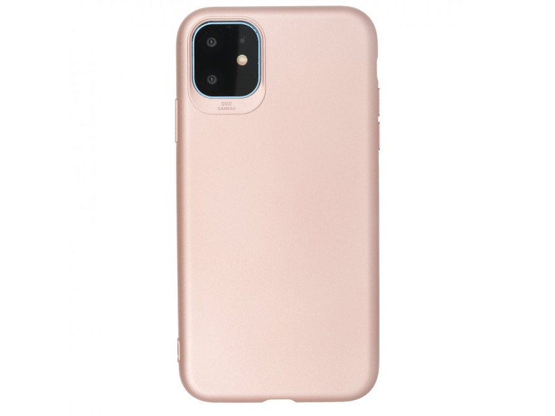 Newface iPhone 11 Kılıf First Silikon - Rose Gold