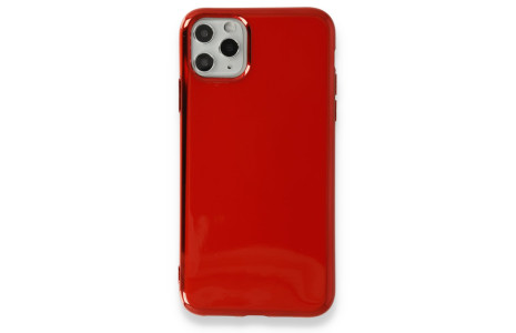 Newface iPhone 11 Pro Kılıf İkon Silikon - Kırmızı