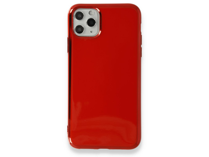 Newface iPhone 11 Pro Kılıf İkon Silikon - Kırmızı