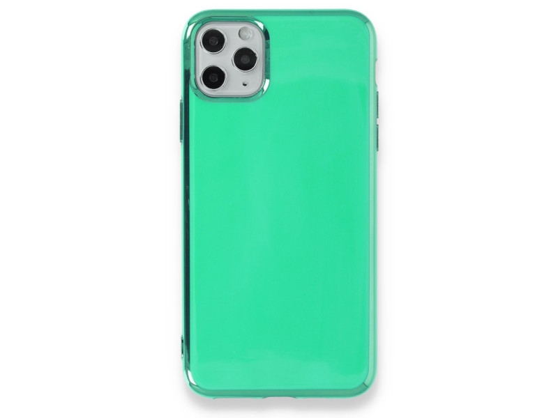 Newface iPhone 11 Pro Kılıf İkon Silikon - Yeşil