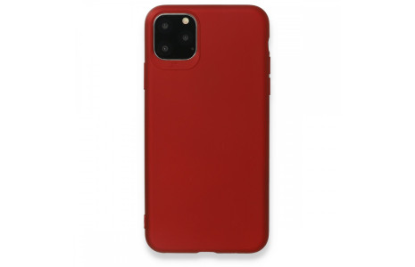 Newface iPhone 11 Pro Kılıf First Silikon - Bordo