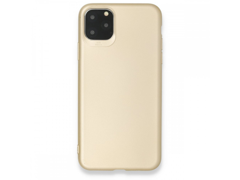 Newface iPhone 11 Pro Kılıf First Silikon - Gold