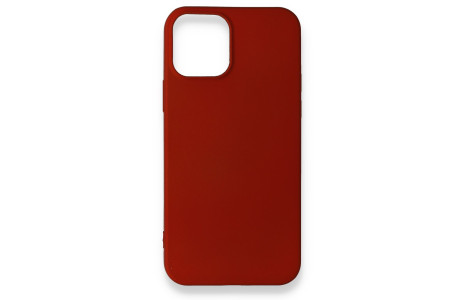 Newface iPhone 12 Mini Kılıf First Silikon - Bordo