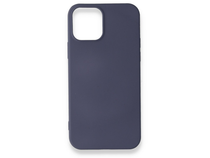 Newface iPhone 12 Mini Kılıf First Silikon - Gri