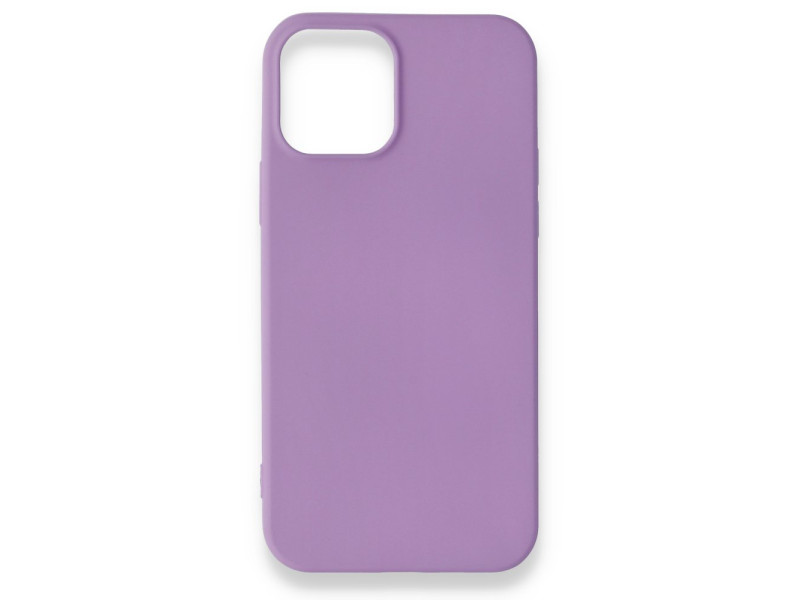Newface iPhone 12 Mini Kılıf First Silikon - Lila