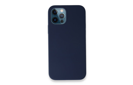 Newface iPhone 12 Pro Kılıf Magneticsafe Lansman Silikon Kapak - Lacivert