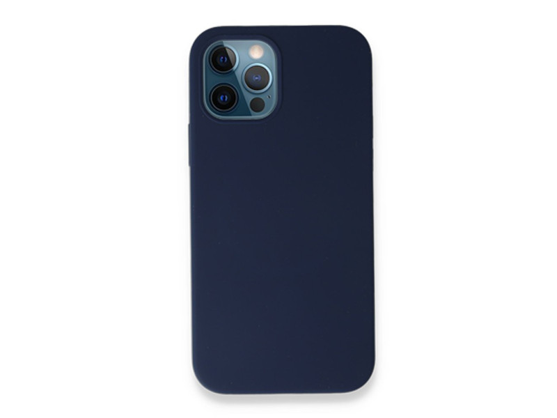 Newface iPhone 12 Pro Kılıf Magneticsafe Lansman Silikon Kapak - Lacivert