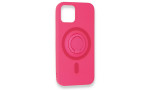 Newface iPhone 12 Kılıf Viktor Yüzüklü Silikon - Pembe