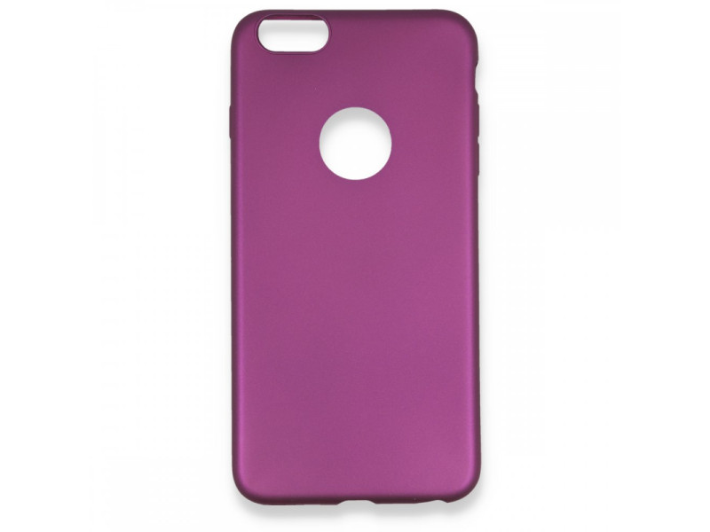 Newface iPhone 6 Plus Kılıf First Silikon - Mürdüm
