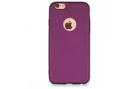 Newface iPhone 6 Kılıf First Silikon - Mürdüm