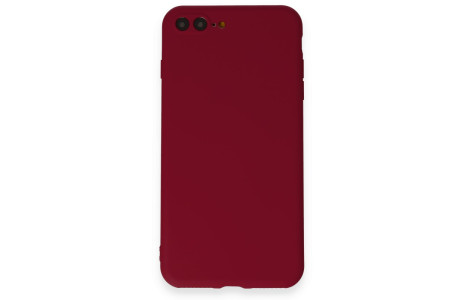 Newface iPhone 7 Plus Kılıf First Silikon - Bordo