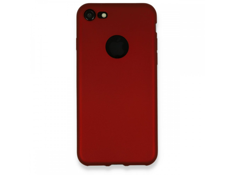 Newface iPhone 7 Kılıf First Silikon - Bordo