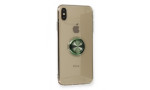 Newface iPhone X Kılıf Gros Yüzüklü Silikon - Yeşil