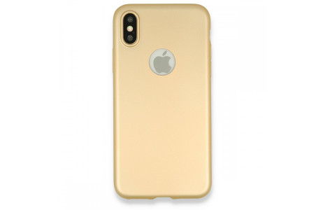 Newface iPhone X Kılıf First Silikon - Gold