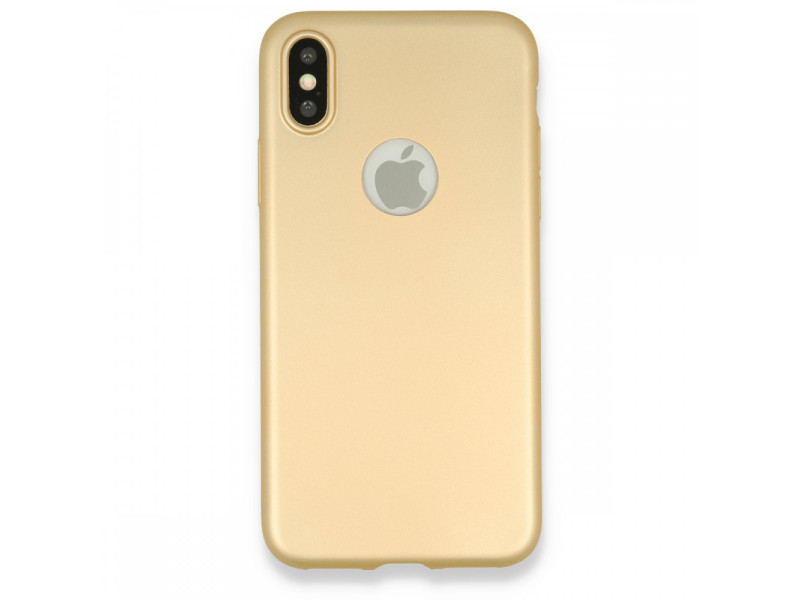 Newface iPhone X Kılıf First Silikon - Gold