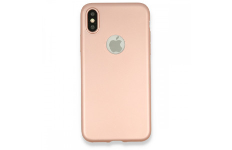 Newface iPhone X Kılıf First Silikon - Rose Gold