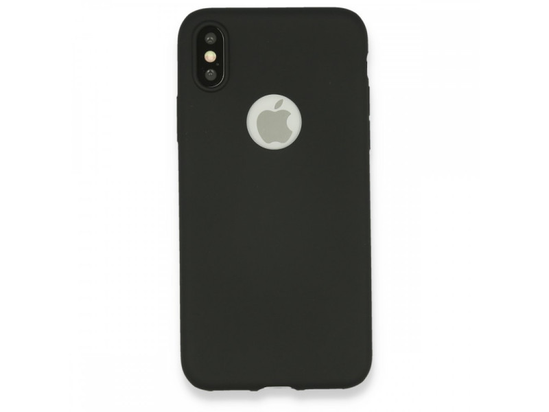 Newface iPhone X Kılıf First Silikon - Siyah