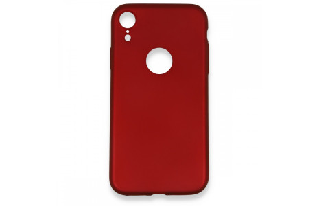 Newface iPhone XR Kılıf First Silikon - Bordo