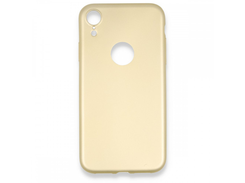 Newface iPhone XR Kılıf First Silikon - Gold