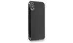 Newface iPhone XS Max Kılıf İkon Silikon - Siyah