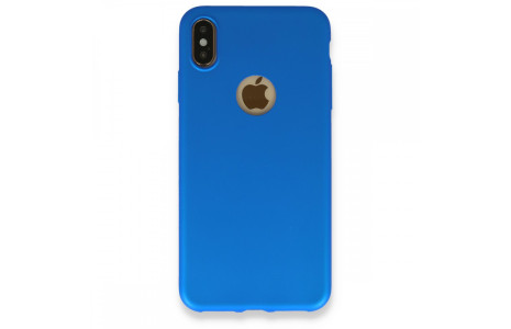 Newface iPhone XS Max Kılıf First Silikon - Mavi