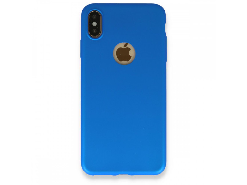 Newface iPhone XS Max Kılıf First Silikon - Mavi