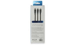 Newface JKX37 3in1 USB Kablo - Siyah
