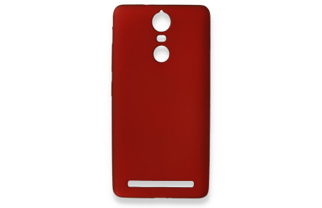 Newface Lenovo K5 Note Kılıf First Silikon - Bordo