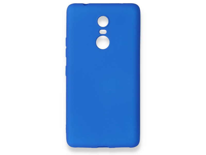 Newface Lenovo K6 Note Kılıf First Silikon - Mavi