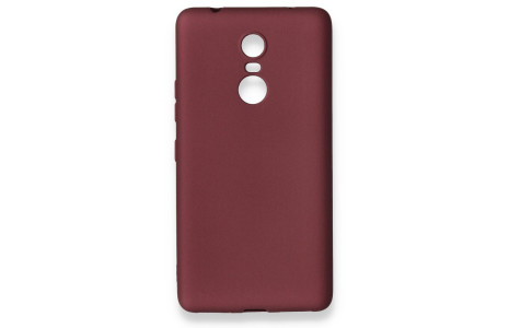 Newface Lenovo K6 Note Kılıf First Silikon - Mürdüm