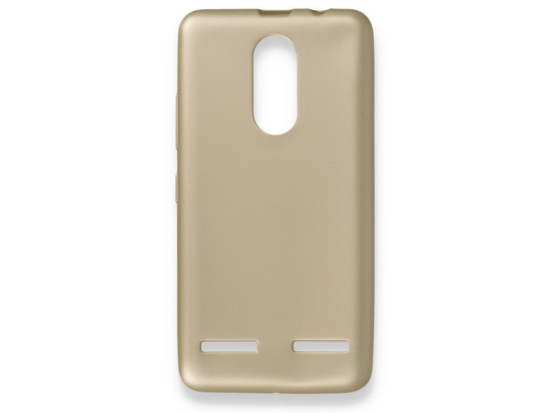 Newface Lenovo K6 Kılıf First Silikon - Gold