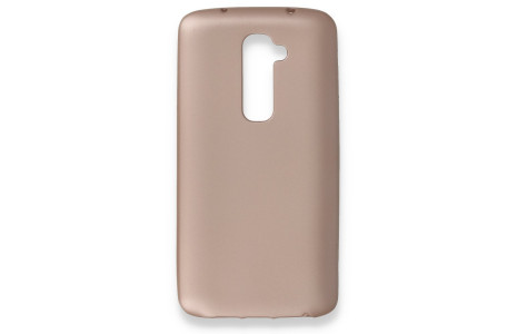 Newface LG G2 Kılıf First Silikon - Rose Gold