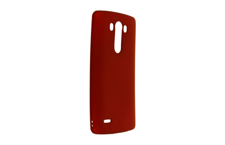 Newface LG G3 Kılıf First Silikon - Bordo