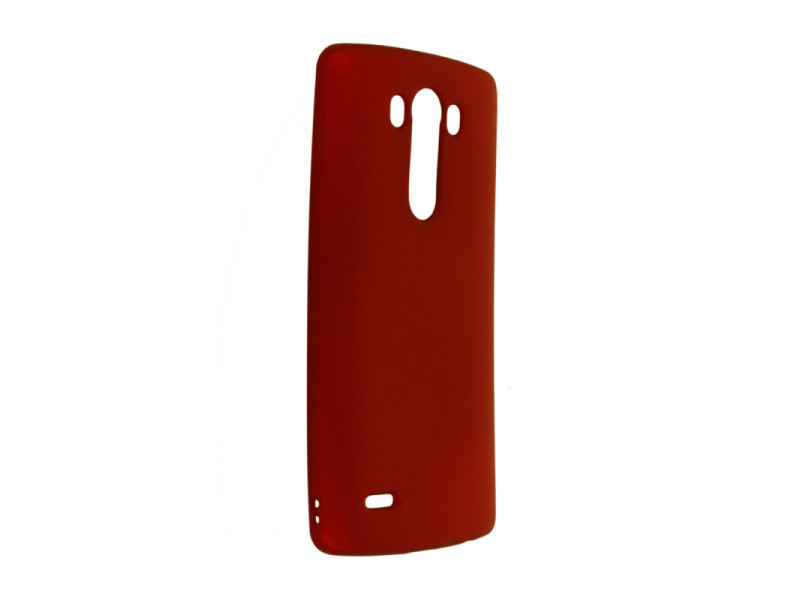 Newface LG G3 Kılıf First Silikon - Bordo