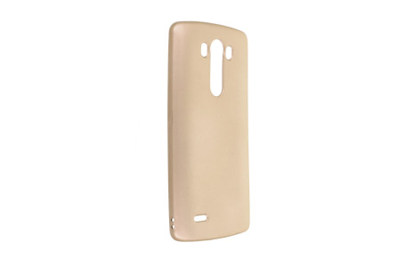 Newface LG G3 Kılıf First Silikon - Gold