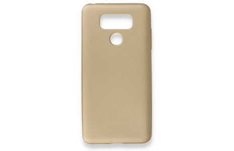 Newface LG G6 Kılıf First Silikon - Gold