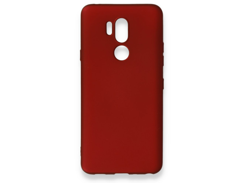 Newface LG G7 ThinQ Kılıf First Silikon - Bordo