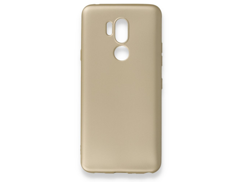 Newface LG G7 ThinQ Kılıf First Silikon - Gold