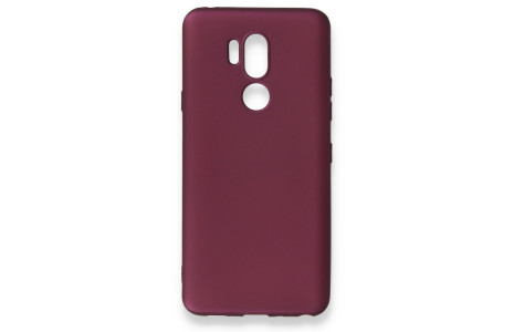 Newface LG G7 ThinQ Kılıf First Silikon - Mürdüm