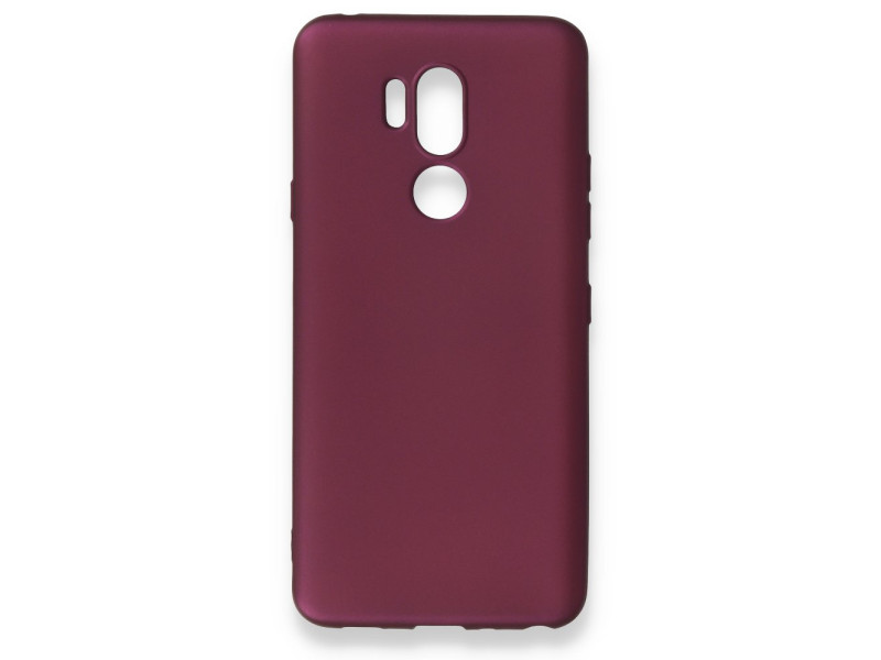 Newface LG G7 ThinQ Kılıf First Silikon - Mürdüm