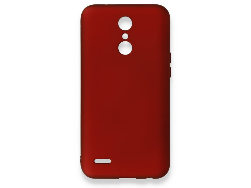 Newface LG K10 2017 Kılıf First Silikon - Bordo
