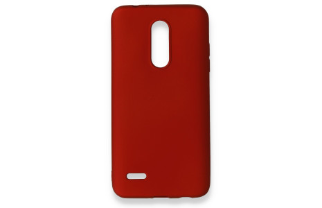 Newface LG K11 Kılıf First Silikon - Bordo