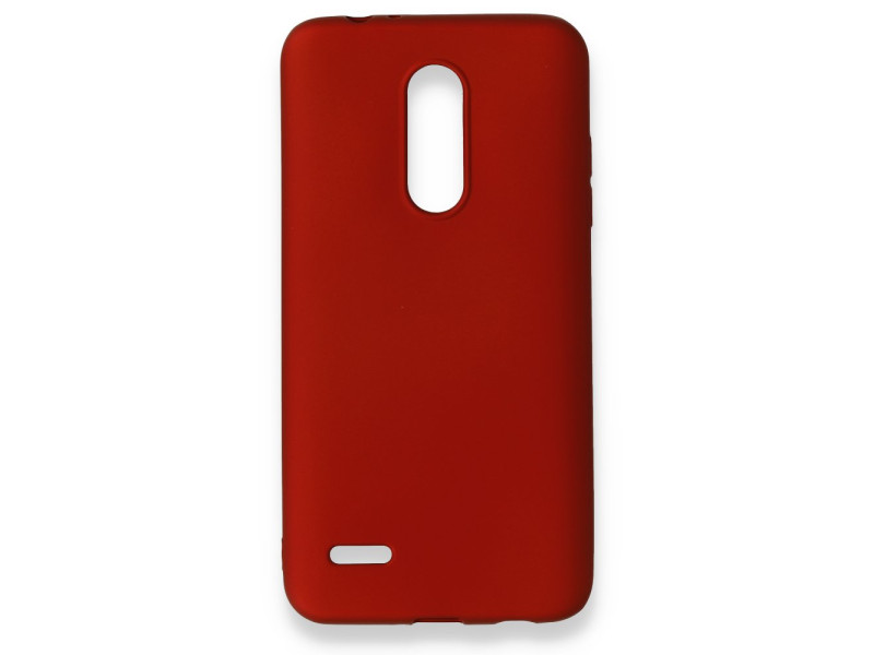 Newface LG K11 Kılıf First Silikon - Bordo