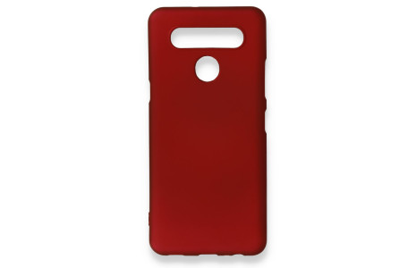 Newface LG K41S Kılıf First Silikon - Bordo