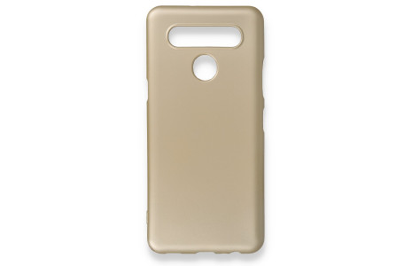 Newface LG K41S Kılıf First Silikon - Gold