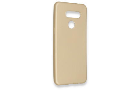 Newface LG K50S Kılıf First Silikon - Gold